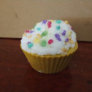 Colorful cup cake soap